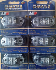 6-pack lot charter courtesy 2.5 inch white Led Accent Light 12 Volt Boat auto