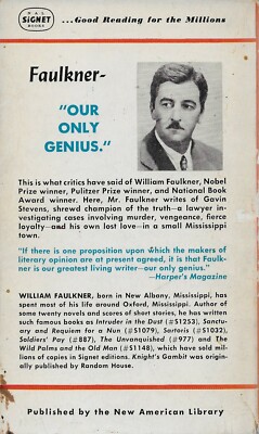 KNIGHT'S GAMBIT by William Faulkner | eBay