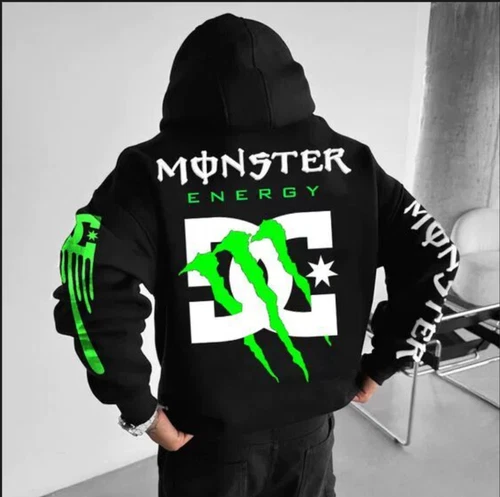 LO ÚLTIMO Para hombres Moda Monster Energy Suéter Traje de Sudadera Negro Diseño Multicolor - Imagen 14 de 31