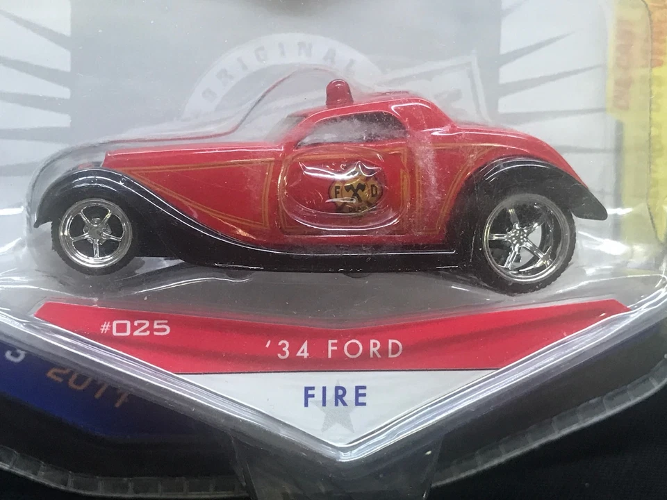 Jada Badge City HEAT '34 Ford Fire Collectable Scale 1:64 — 第 2/4 张图片