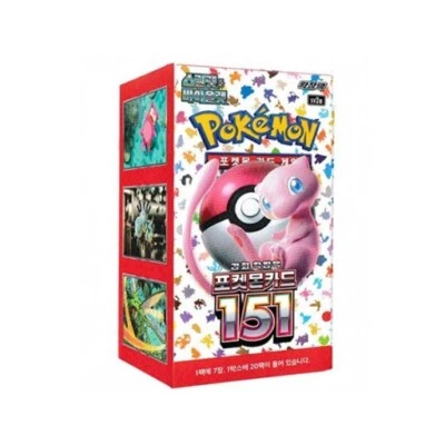 Pokemon Card Scarlet&Violet 151 Booster Box sv2a New Sealed Korean ver.