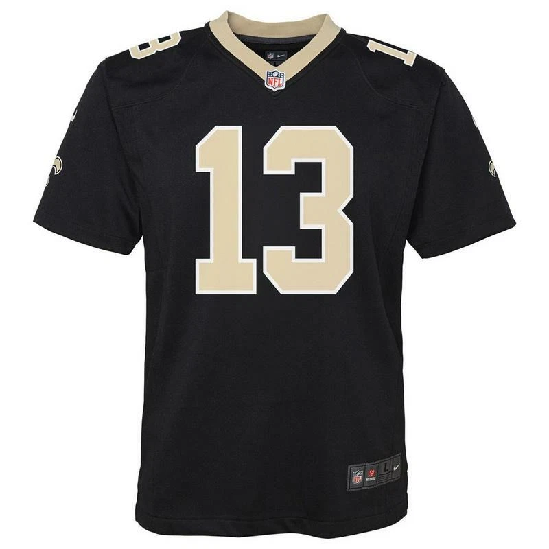 Nike New Orleans Saints No13 Michael Thomas Anthracite Salute to Service Youth Stitched NFL Limited Therma Long Sleeve Jersey