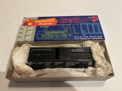 Roundhouse HO Stock Car Old Timer 3261 Rio Grande Western Construido con Kadees Nuevo en Caja | Zustand: Used