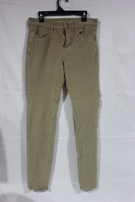 American Eagle Tan Super Super Stretch X4 Pants  Jegging hi rise / Womens Size 4