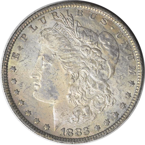 1883-O Morgan Silver Dollar Choice BU Toned Uncertified #249