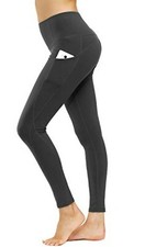 High Waist Yoga Pants with Pockets, Tummy Control, Workout Running