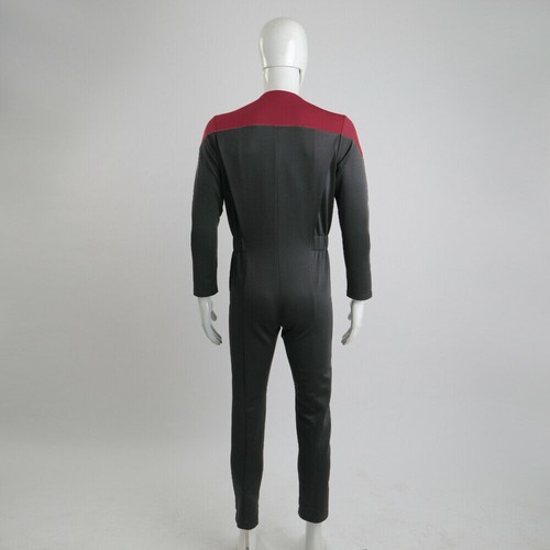 For For Captain Sisko Tuta Uniforme Rossa Cosplay Flotta Stellare Oro Blu Costumi - Foto 3 di 12