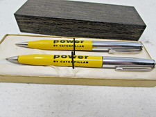 Vintage 1960's Caterpillar Engine Power Pen & Pencil Set