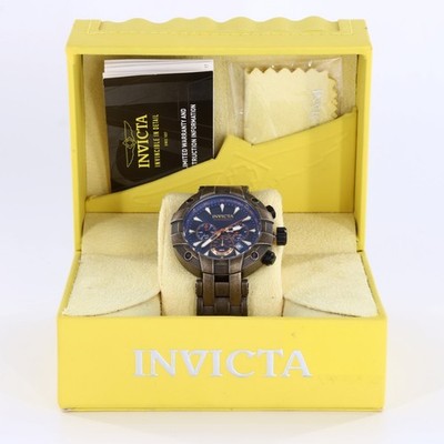 Invicta Subaqua 32221 Chronograph Watch 48mm w/Box Papers Excellent (FPP002906)