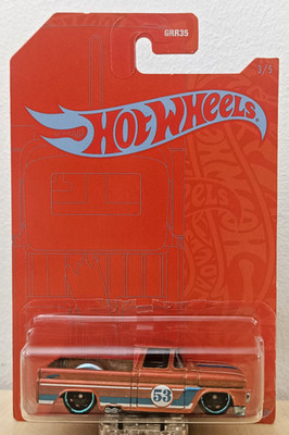 Hot Wheels | 2021 | Custom '62 Chevy Pickup | HW Orange and Blue | 1:64 |