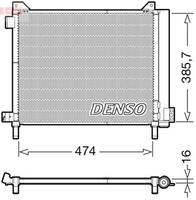 Denso Kondensator Klimaanlage DCN46030 FüR Nissan Micra 4 K13K K13KK DIG