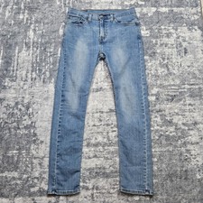 Levi's 510 Jeans Mens Size 32x32 Blue Cotton Blend Denim Skinny Leg Workwear