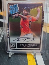 2017 DONRUSS OPTIC RATED ROOKIE SIGNATURES #RRSDP-DP DAVID PAULINO ASTROS CE