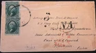 68 Civil War Patriotic - Rare Naval Usage USS Flag Ship Wachusett to Cuba