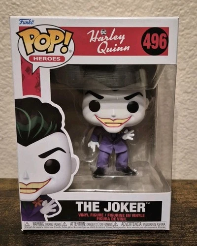 Harley Quinn Animated Series The Joker Funko Pop! Vinyl Figure #496 w/protector