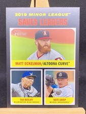 2020 Topps Heritage Minor League #193 Nate Griep / Matt Eckelman / Tad Ratliff