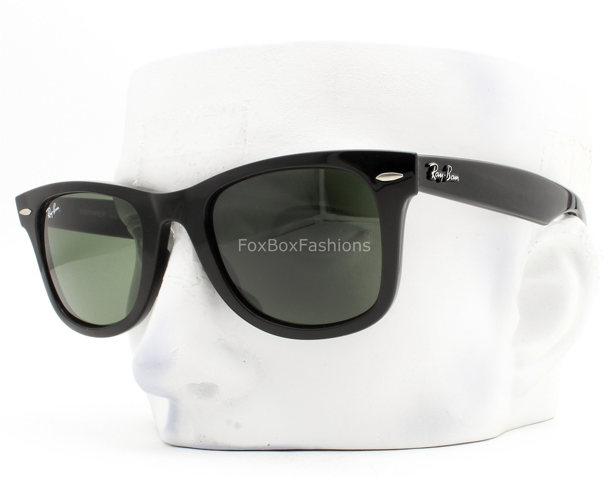 Ray-Ban Wayfarer Ease Sunglasses RB 4340 601 Shiny Black 