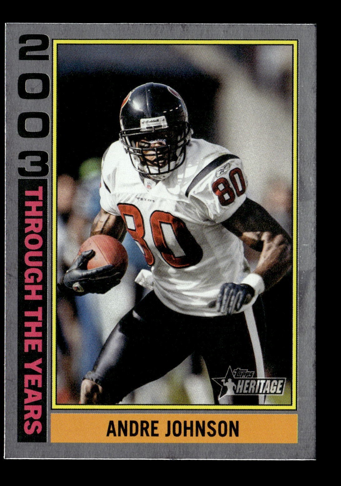 2026 Topps Heritage #TTY-11 Andre Johnson Through The Years Holo