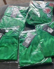 Mexico National Team Soccer Jersey Shirt Size S Green Red Mexico Crest Design