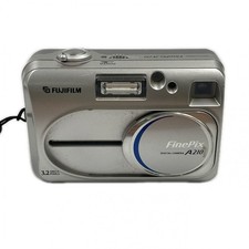 Fujifilm FinePix A210 Silver Digital Camera 3.2MP Tested Working Japan Seller