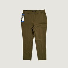 Banana Republic Ponte Pant Women 10 Green NEW Slim Leg Stretch Trousers