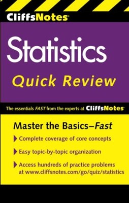 CliffsNotes Statistics Quick Review: 2nd... by Adams, Scott Paperback / softback