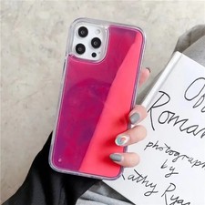 Luminous Quicksand iPhone 16 15 Pro Max 14 13 Moving Sand Case Cover