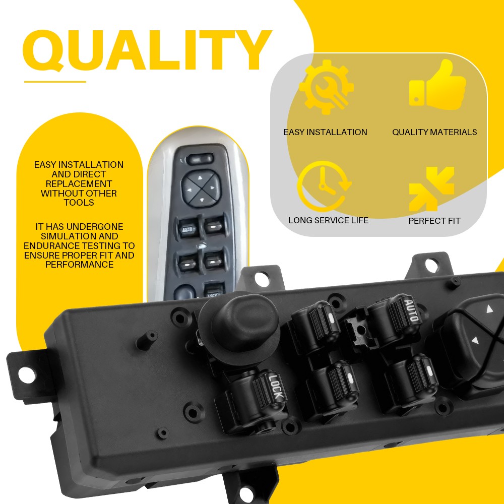 For 1999-2004 Jeep Grand Cherokee OEM Power Window Master Switch 55196389AD