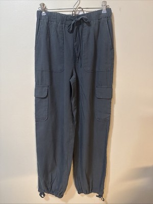 Thread Supply Cargo Pant Women's Xsmall Grey Lightweight 100% Tencel