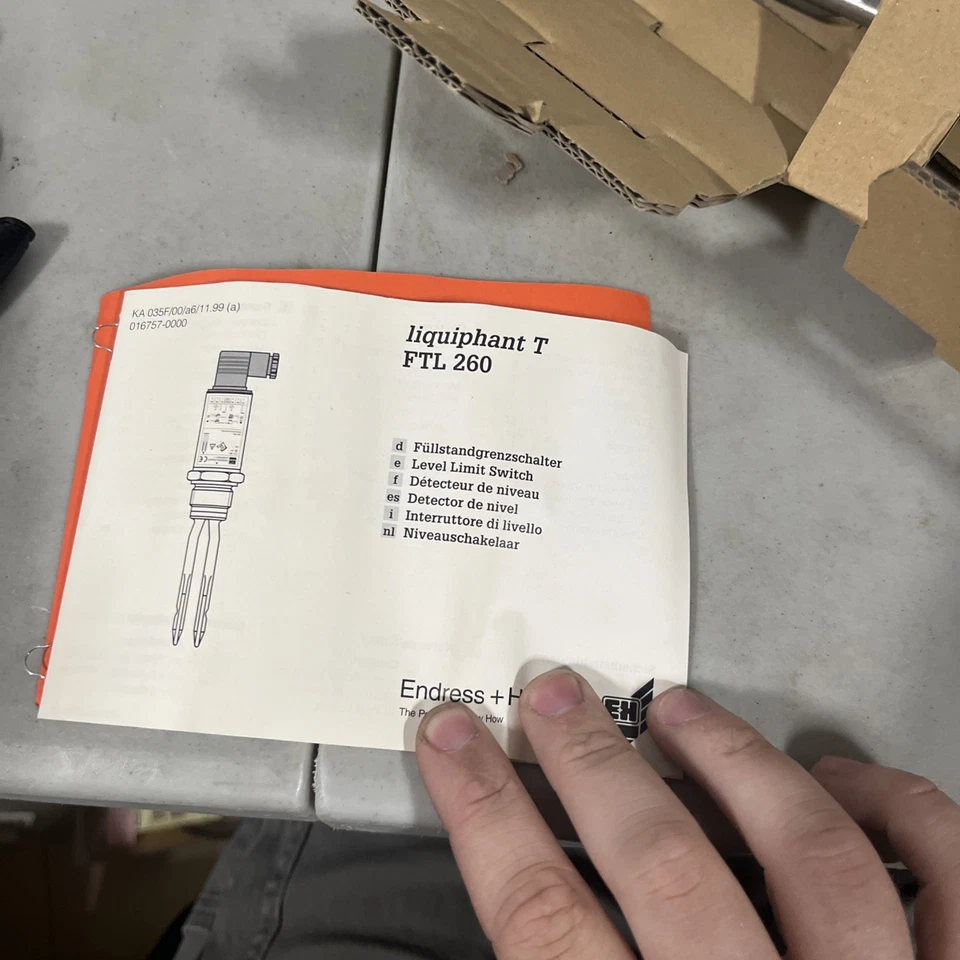 ENDRESS+HAUSER LEVEL DETECT FTL260-0120 - Image 3 of 4