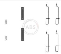 ZubehöRsatz Scheibenbremsbelag A.B.S. 1125Q FüR Renault Peugeot CitroËN 206 Clio