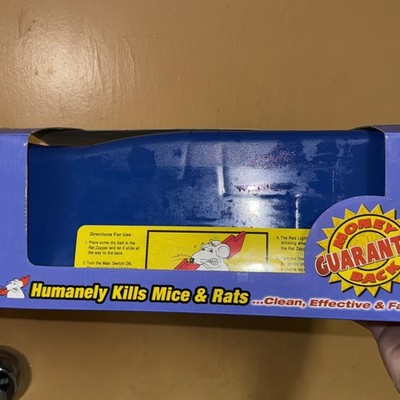 Industrial strength Electronic Rat Chipmunk Zapper Trap NEW with original box