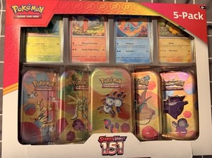 Pokemon 151 5 Pack Tin | eBay