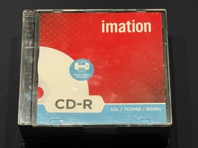 Imation CD-R 700 MB Rohlinge 10 Stück Jewelcase Slim printable/bedruckbar
