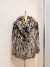 SAGA FURS SAGA FOX Brown Fox Fur Coat US S 67cm Mid Length C2602268 Outer JAPAN