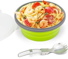 Fridge and Microwave Bowls, RV, Camping, Travel, for Picnic, 1200ml Collaps