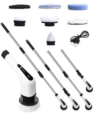 Electric Spin Scrubber Cleaning Brush: Cordless Power Shower Scrubber for Cle...
