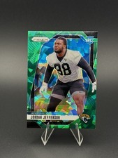 2024 Panini Prizm - Rookies Jordan Jefferson #358 Green Ice Prizm (RC)