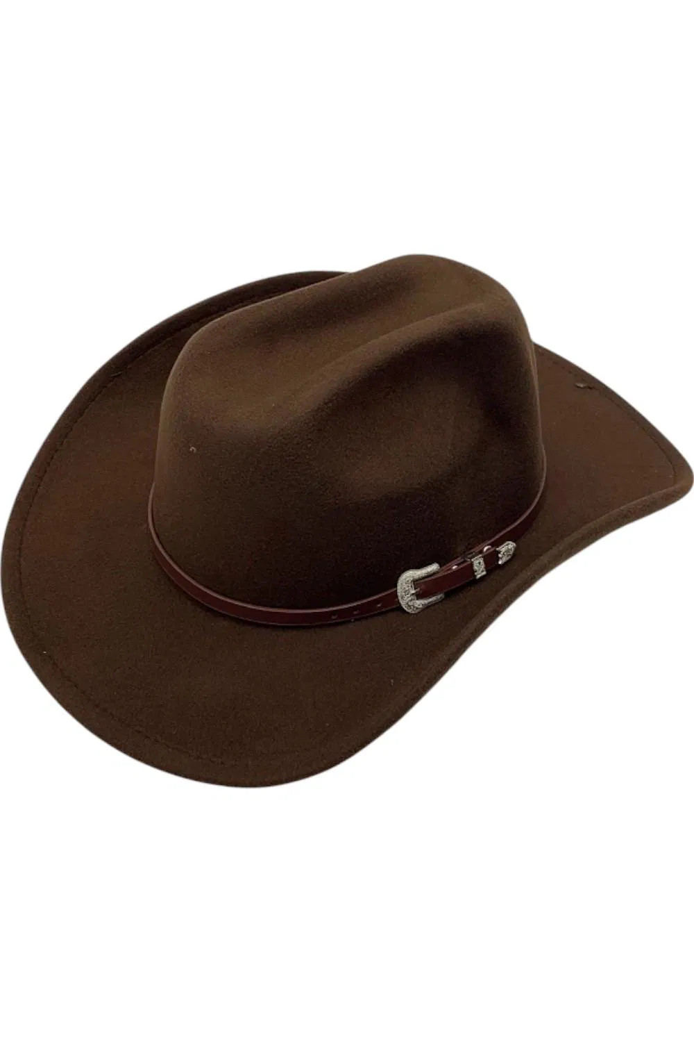 Vince Camuto Womens Felt Cowboy Hat Chocolate 3890₽