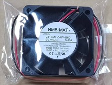 10pcs NMB-MAT 2410ML-04W-B60 60 60 25MM 0.40A 12V DC two-line axial cooling fan