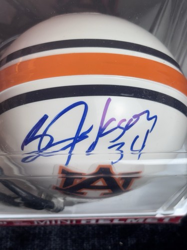 Tigers Legend BO JACKSON Signed Riddell Auburn Speed Mini Helmet JSA Certified - Picture 2 of 5
