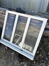 UPVC Window Double Glazed White Plastic