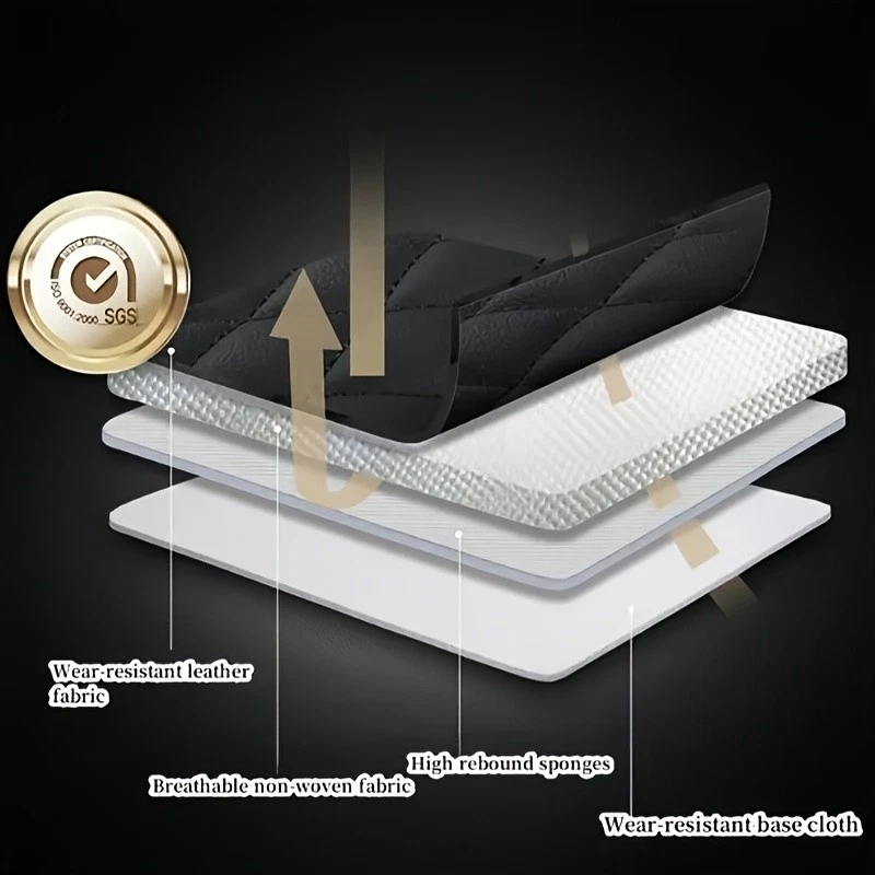 Juego completo de funda de asiento de cuero PU para BMW X4 X5 X6 G06 F96 F86 F16 E72 E71 5 asientos Foto 2 de 4