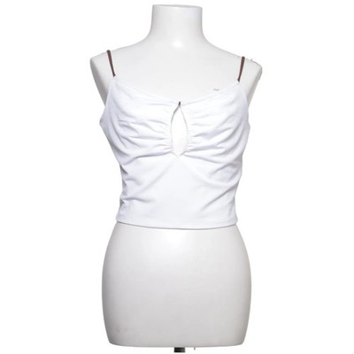 Abercrombie & Fitch, Tank­top, Größe: L, Weiß, Elasthan/Polyester #8ty