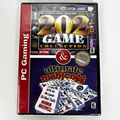 Valusoft PC Gaming 202 Collection Ultimate NEW SEALED Mahjongg Bonus Pinball 1C