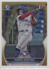 2023 Bowman Chrome Prospects Gold Refractor 27/50 Gabriel Martinez #BCP-45 0m4r