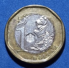 14525(5) 1 Dollar (Singapur / Merlion) 2013 in vz ............... von Berlin.007