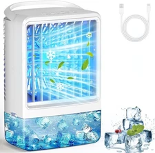 Mini Air Conditioner Small Portable AC Portable Air Conditioners with 3 Speed Wi