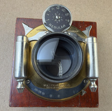 Antique Wollensak 5x7 High Grade Symmetrical Lens Regular Shutter Board