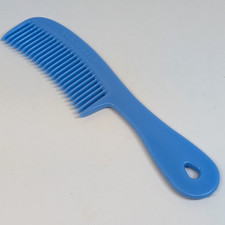 Unbreakable Pocket Comb USA Baby Blue Detangle 6.25" USA Vintage